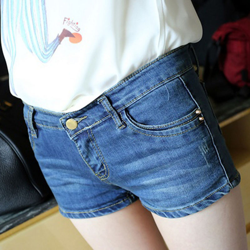 【品牌女装<em>新款</em>牛仔<em>短裤淘宝</em>热销厂家批发女式