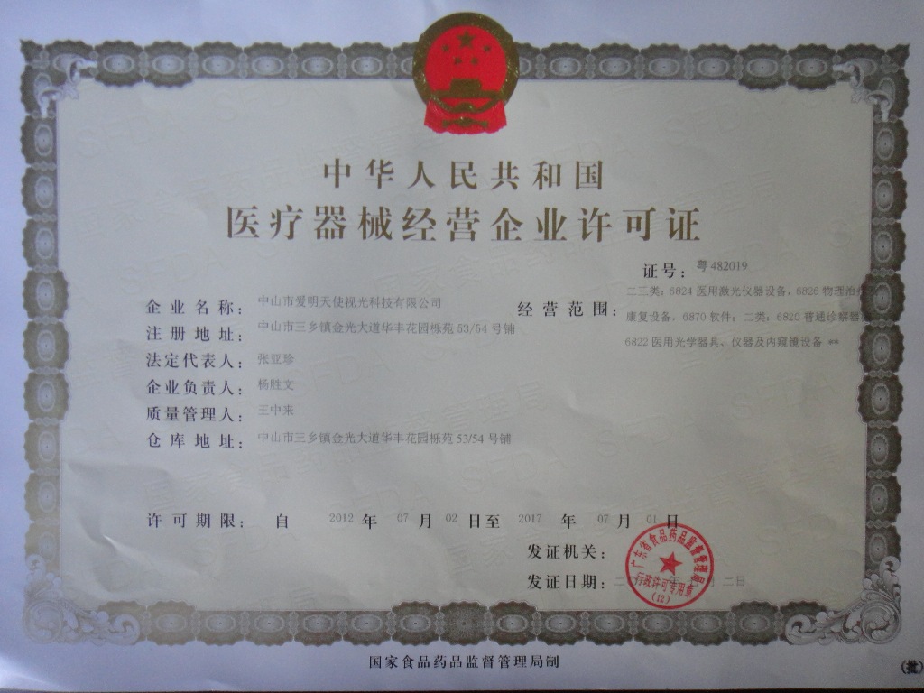 醫療器械許可證