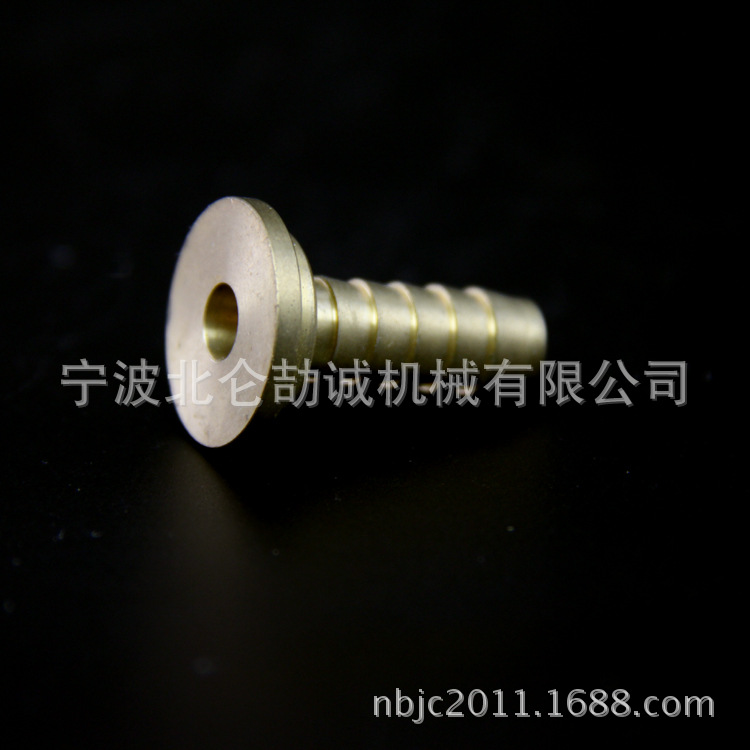 厂家直销非标气压设备螺纹管接头 数控CNC自动加工精密铜材车削件
