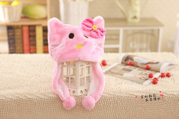 男女儿童宝宝保暖棉帽子韩版潮流冬季动物头可