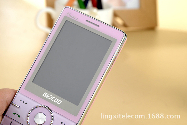 手机-金亮点V868 女式直板手机整点报时 放大