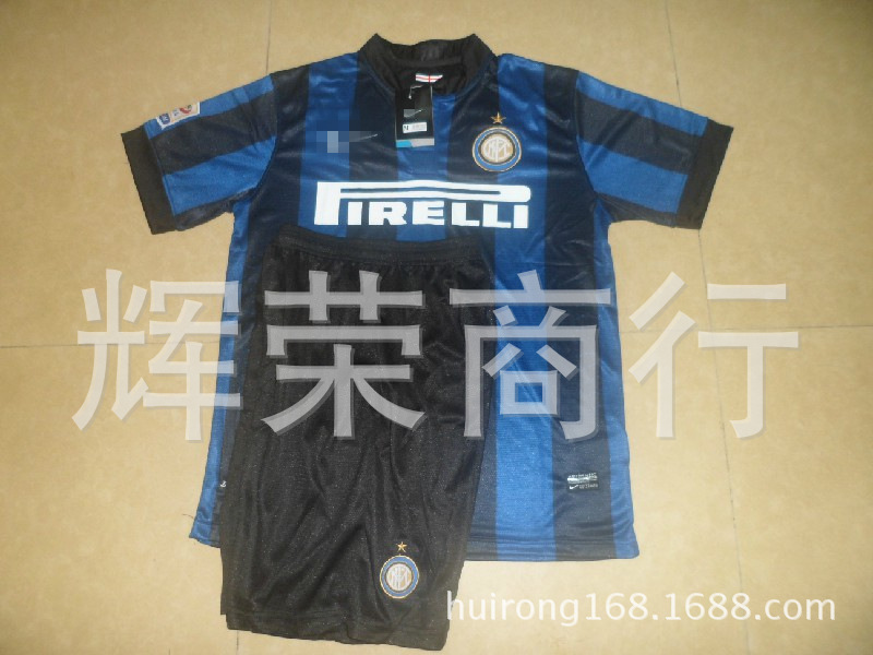 【13-14俱乐部足球服套装 国米足球衣主场 现