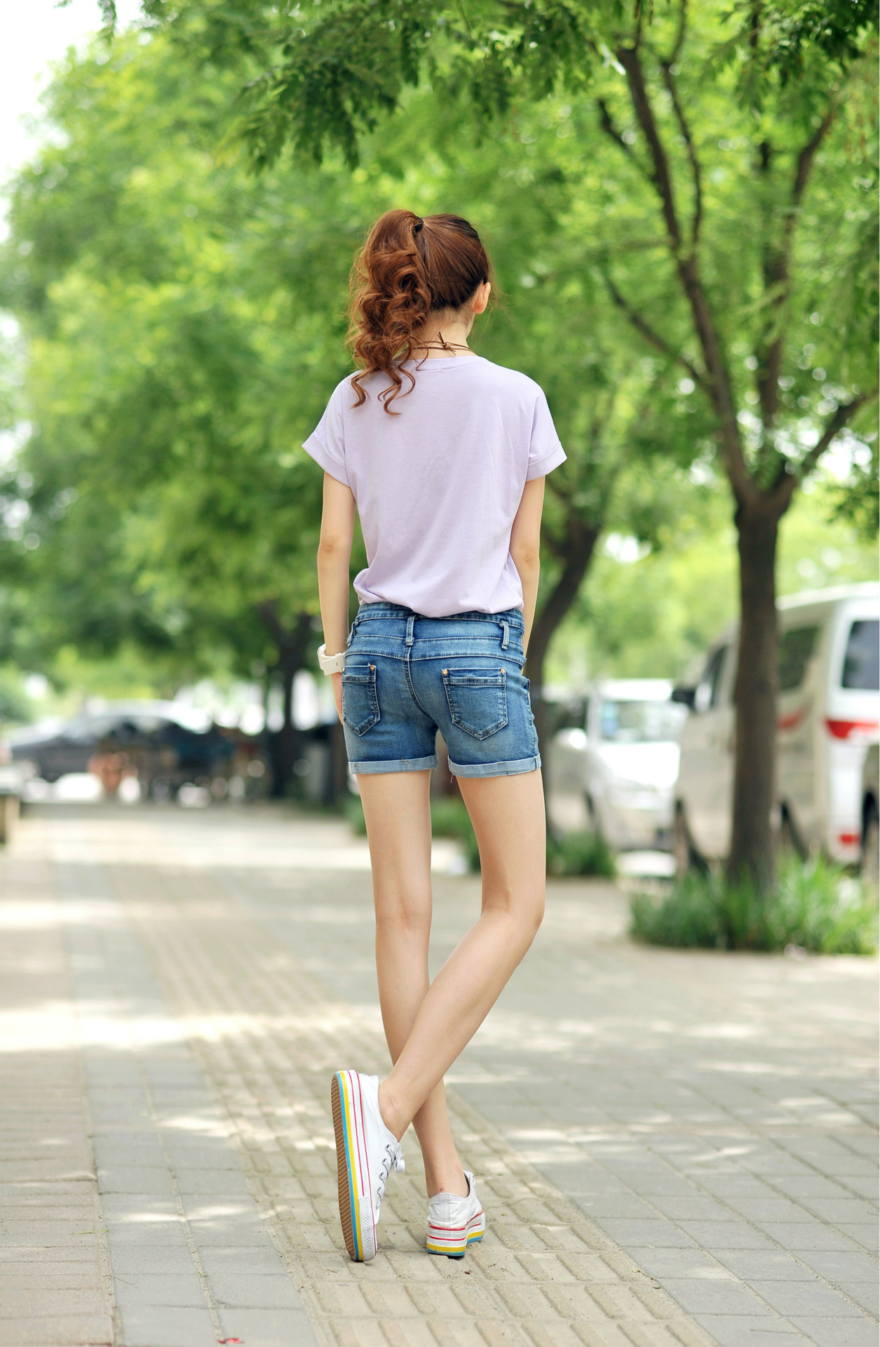 批发采购女式牛仔裤-女装夏季新款韩版仔短裤