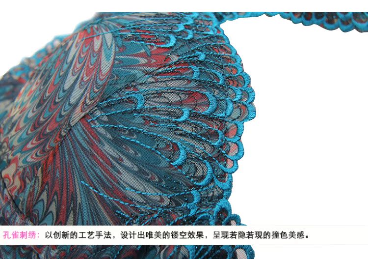 <em>文胸</em>-一件代发<em>文胸网店代理</em> 孔雀刺绣衣代销 调