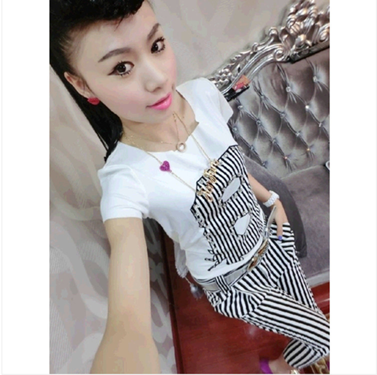 <em>欧洲站</em>2014新款夏装<em>女装</em>批发烫钻字母上衣竖
