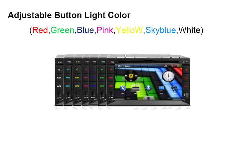 2615MX 6.2寸固定面板通用车载