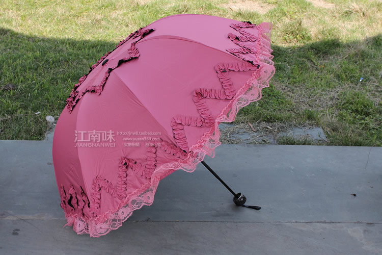 雙層蕾絲傘