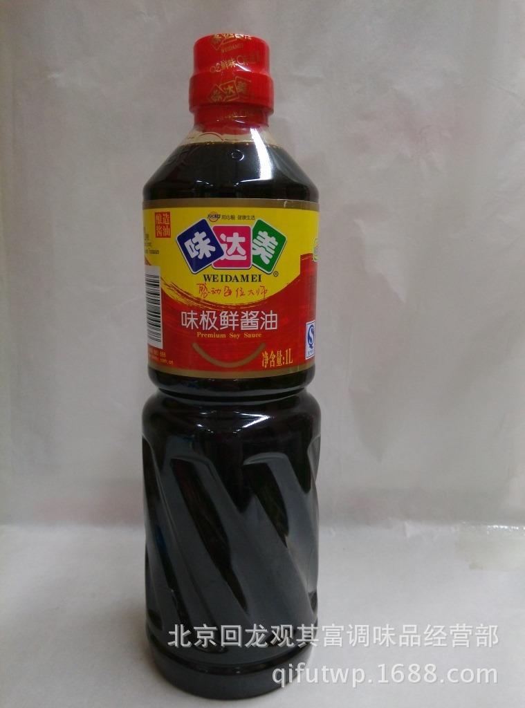 供应批发销售 [酱油] 味达美味极鲜酱油纯粮酿造 特级酱油 1l