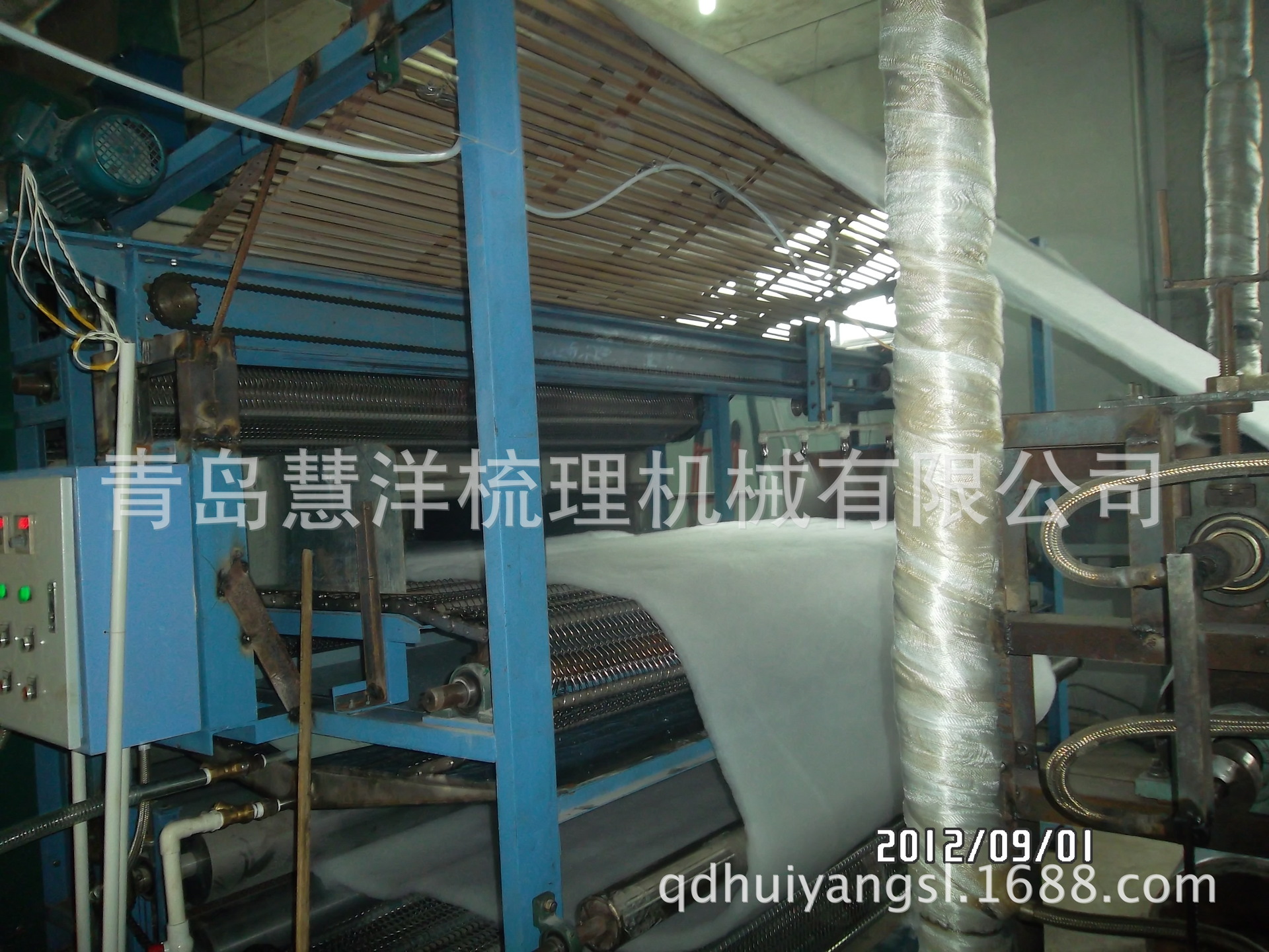 非织造布机械-喷胶棉生产线 仿丝棉设备 热熔棉
