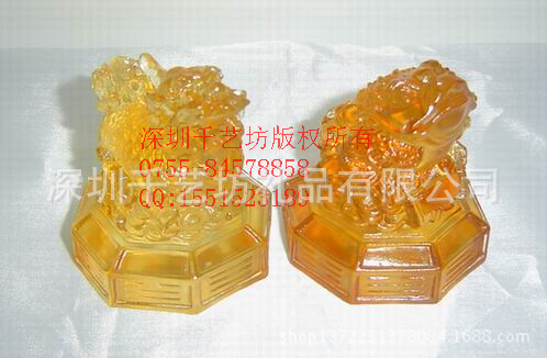 八卦金蟾、八卦貔貅  编号：2F-322  规格：50mmX