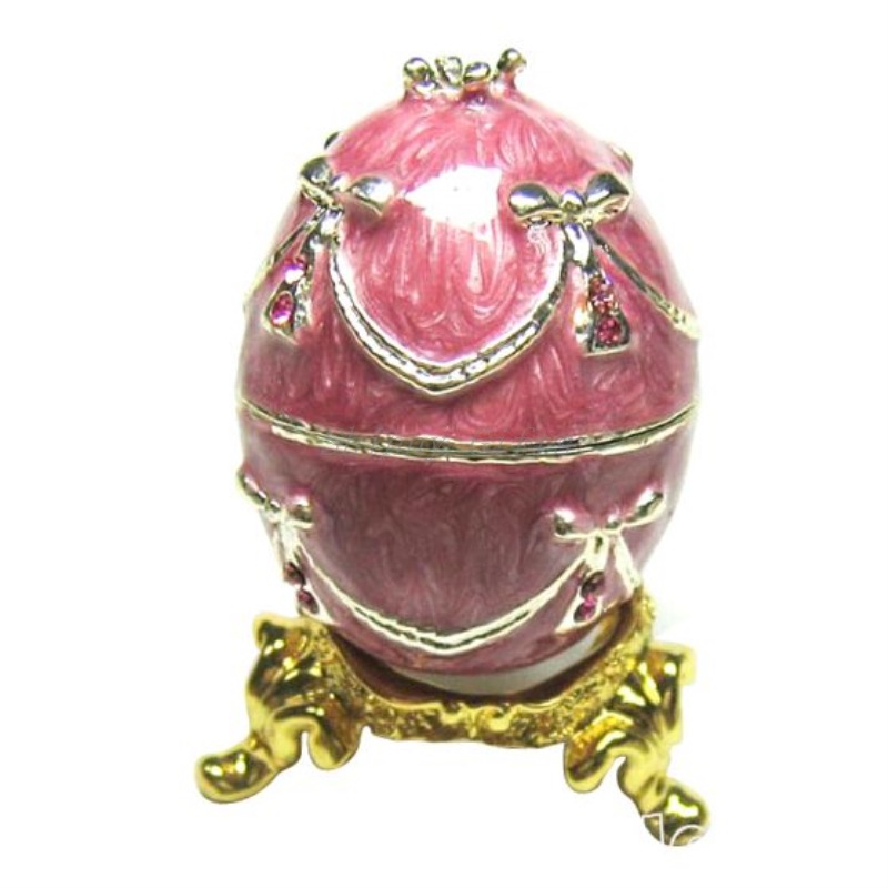 faberge egg 满钻鸡蛋装饰盒首饰盒家居摆件 scj020