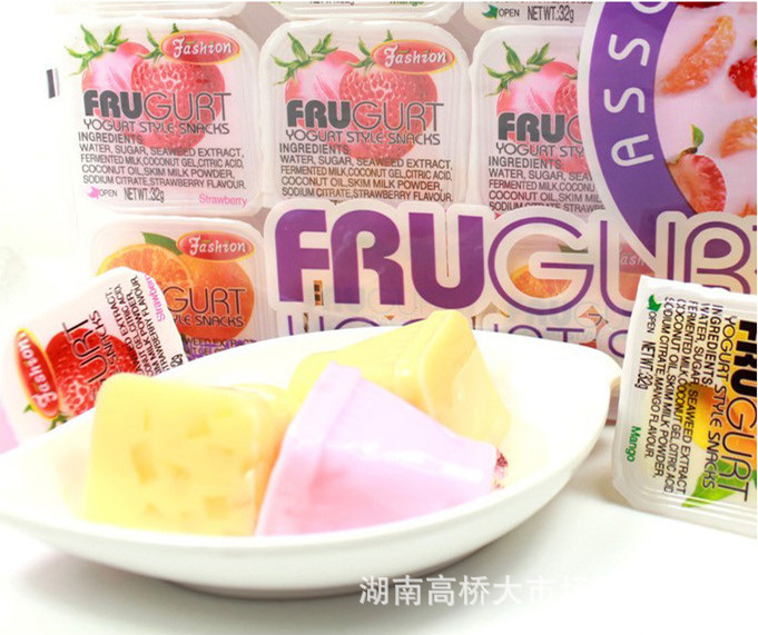 马来西亚 frugurt passion 果味大优酪布丁 480g/袋 果冻布丁批发