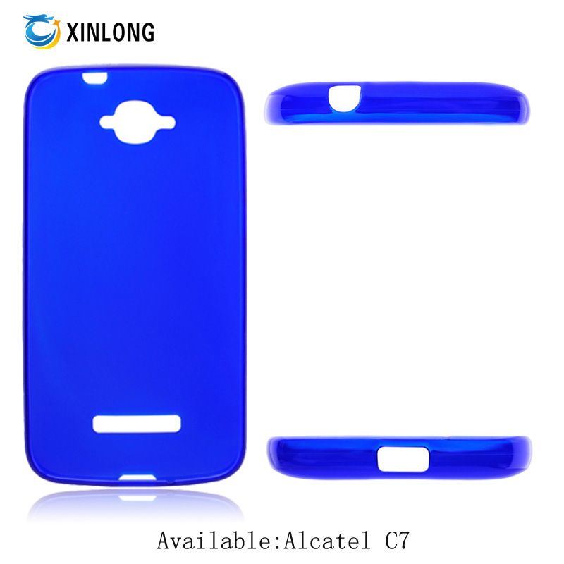 厂家直销,新款欧美,Alcatel,C7,清水套TPU,手机壳,保护套