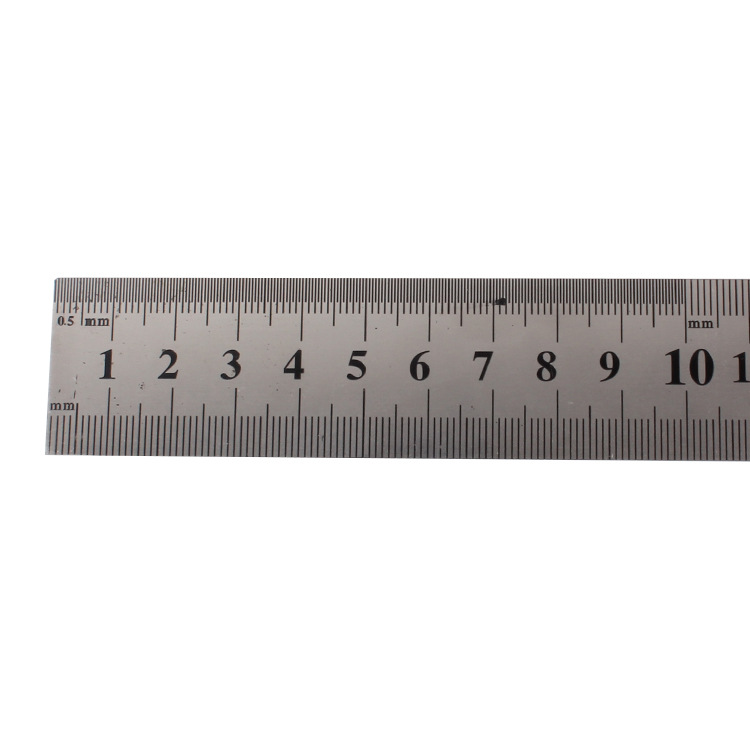 曙光牌15cm 30cm 50cm 60cm钢尺 公英制双面刻度不锈钢尺子批发