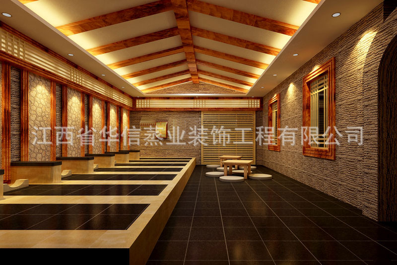 日式岩磐浴汗蒸房以及韩式桑拿房 设计施工欧式电气石汗蒸房