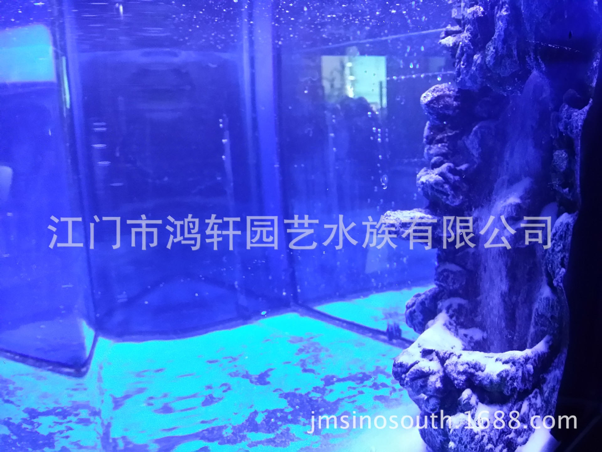 供应水中瀑布流沙瀑布造景鱼缸造景水族箱造景-szpb-01