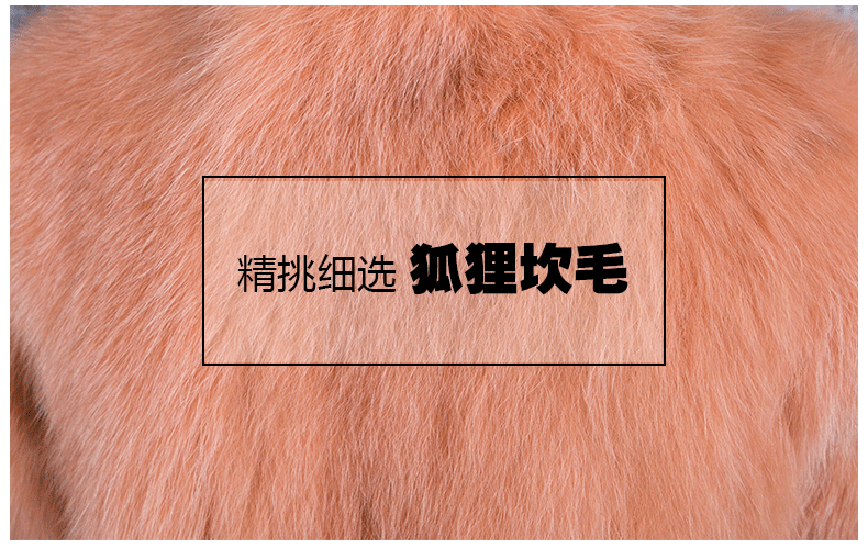 2016秋季新品韩版多色狐狸坎毛皮草短款外套大衣
