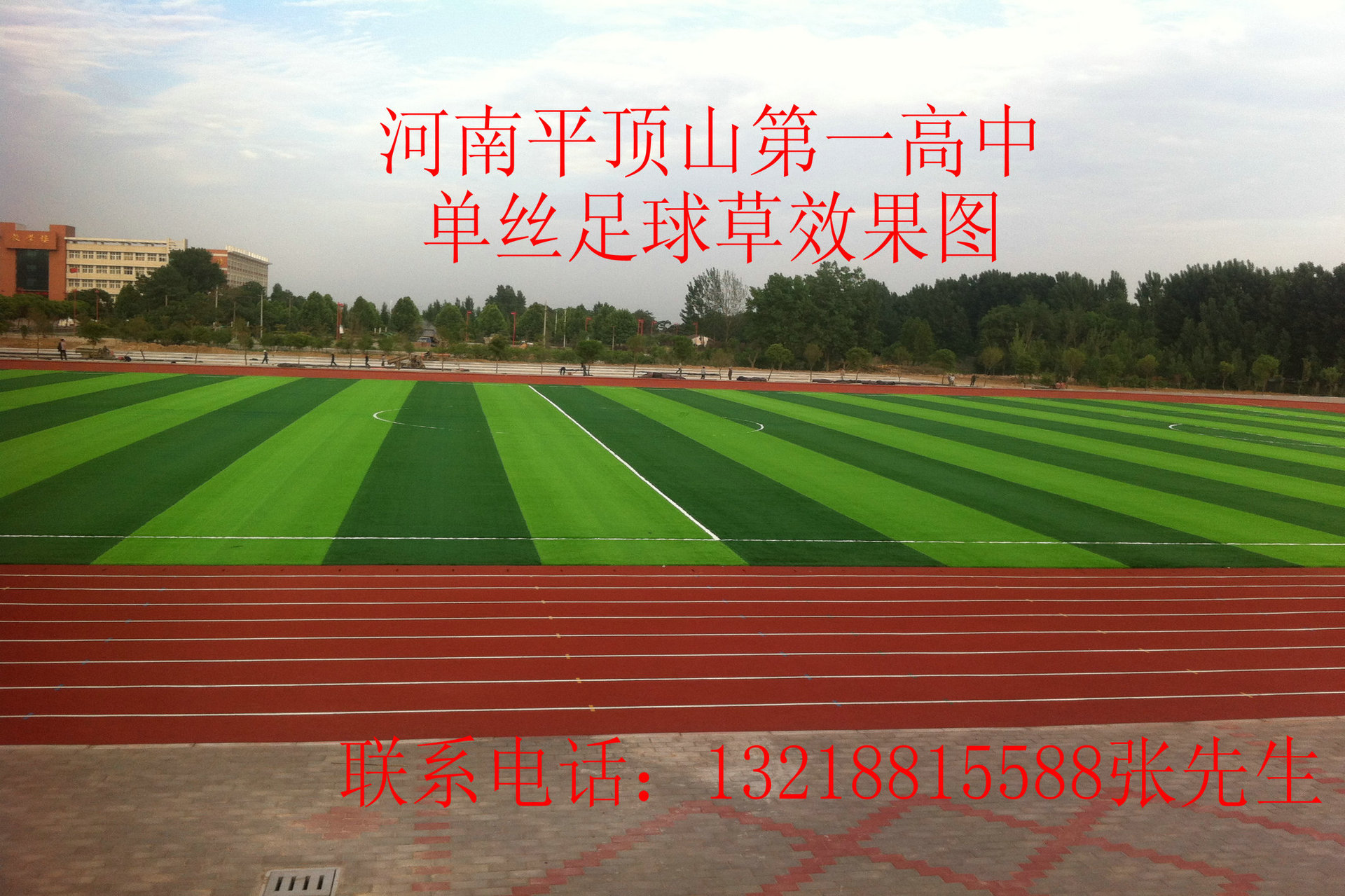 部分工程案例-1河南第一高中双色足球草