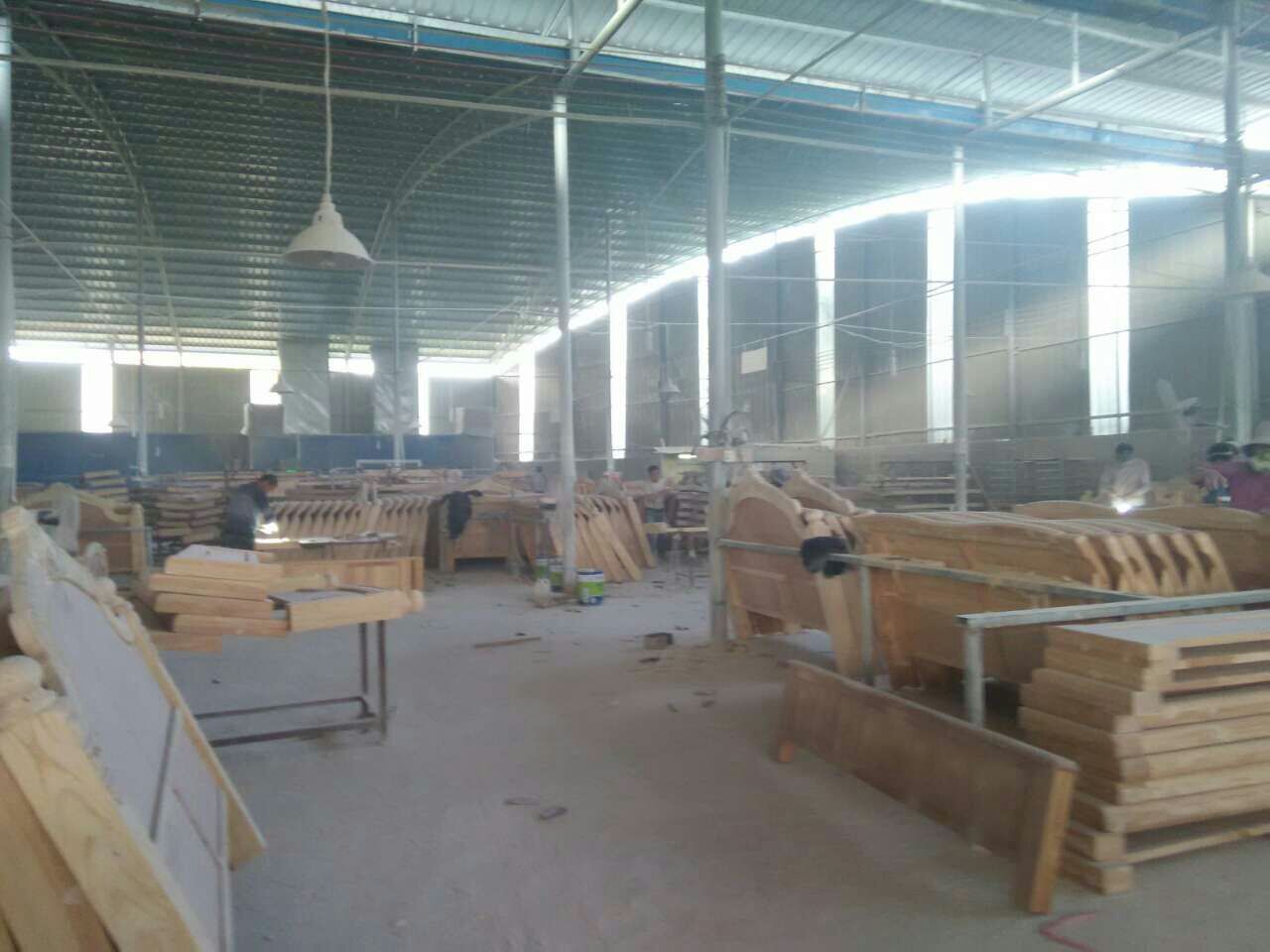 橡木床白胚中款家具厂家大量批发南康家具白胚市场领跑者8025