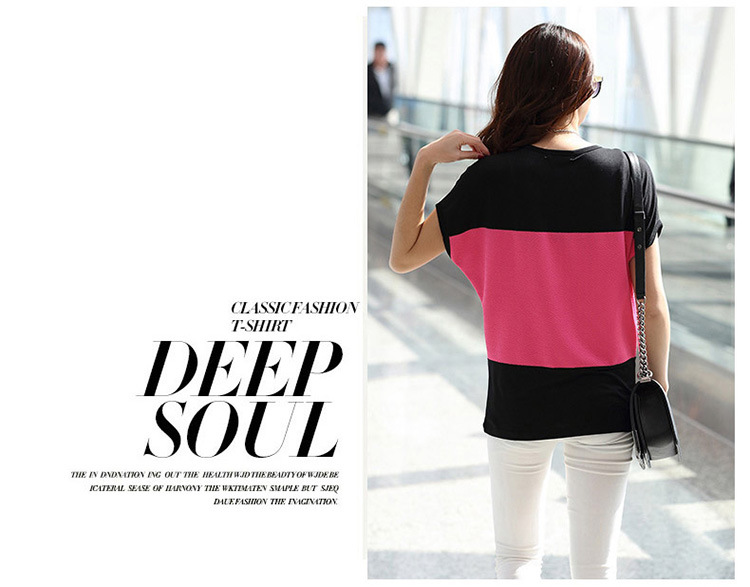 900撞色蝙蝠袖_11