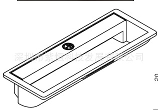 拉手L-4（灰色）尺寸图（1）