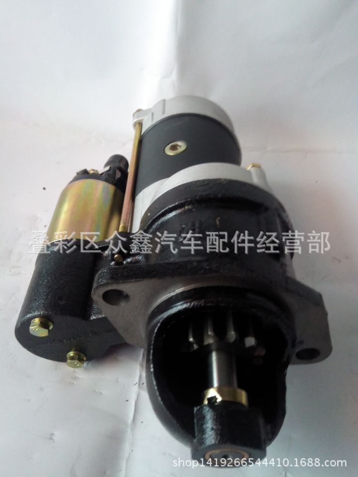 单缸柴油机1332d汽车起动机马达12v12齿头径7.5 孔距9.9上海华佳