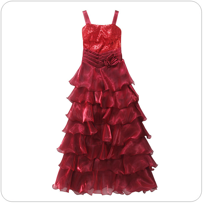 the fat Extra large Women's wear Plus Size Fattening evening party Ruffles camisole longuette Evening dress Dress 9725