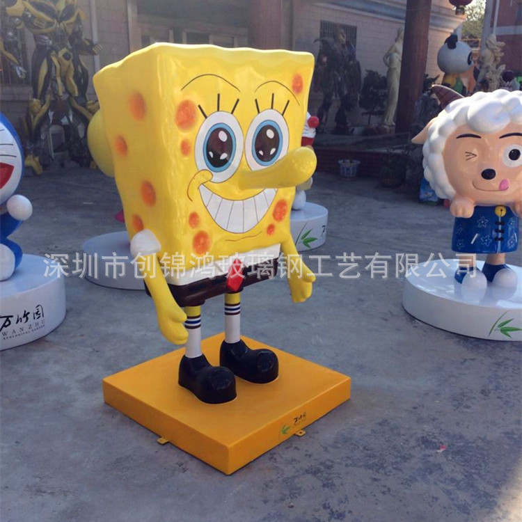 海绵宝宝雕塑