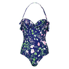 Fashion One Piece Swimsuit Floral Top Selling Swimwear