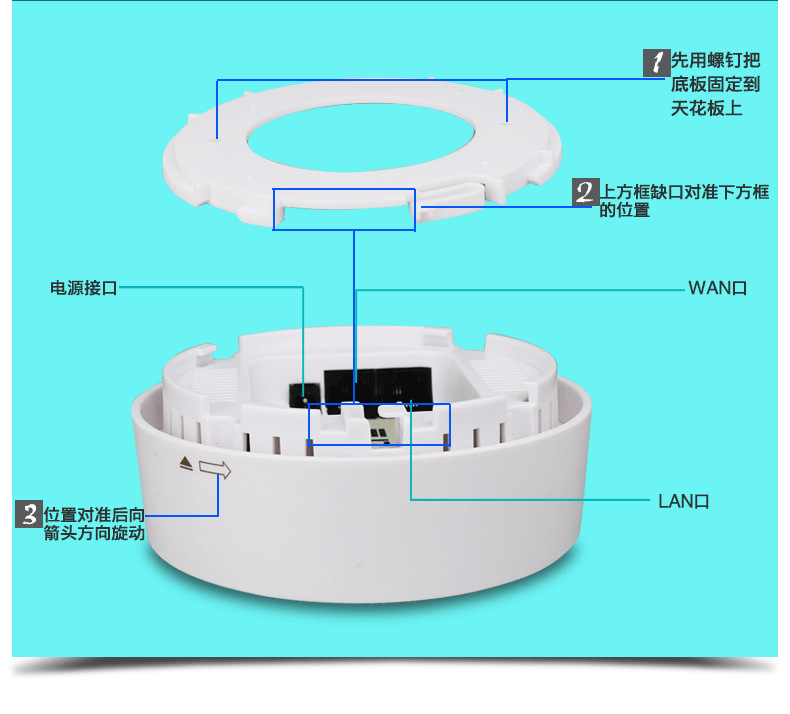 最新款广告吸顶AP