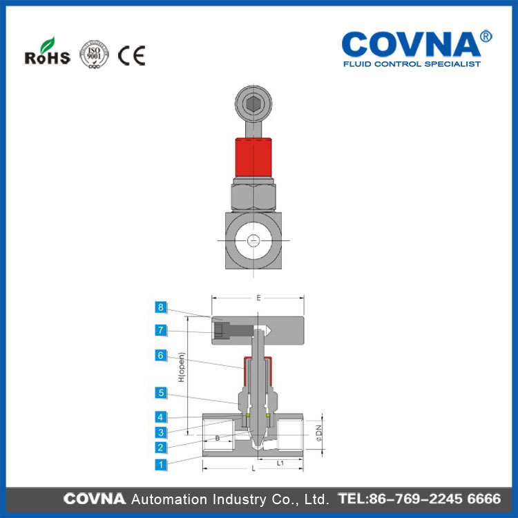 不锈针型阀   厂家批发304针型阀
