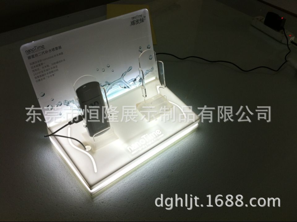 亚克力展架〗厂家直销led亚克力展示架 有机玻璃led