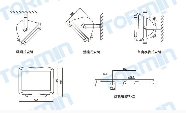 防眩通路灯泛光灯厂房隧道专用金卤灯钠灯