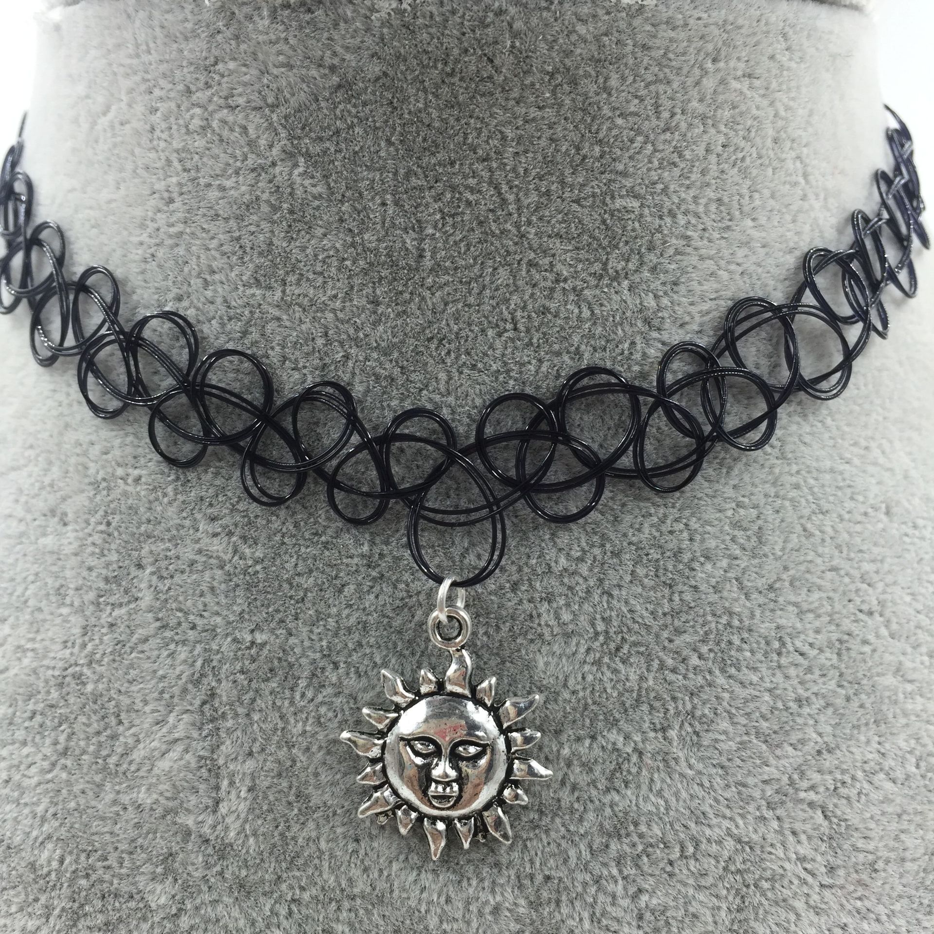 日本原宿弹性鱼线纹身项链手链套装 多款吊坠任选 tattoo choker