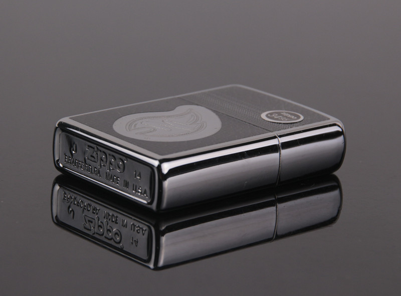 zippo专柜正品-14年新款zippo 正版芝宝打火机 皮革火焰 28800
