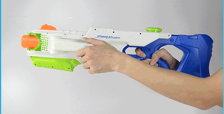 夏季热销高压气压水枪戏水玩具对战礼物抽拉式水枪孩子宝同款水枪