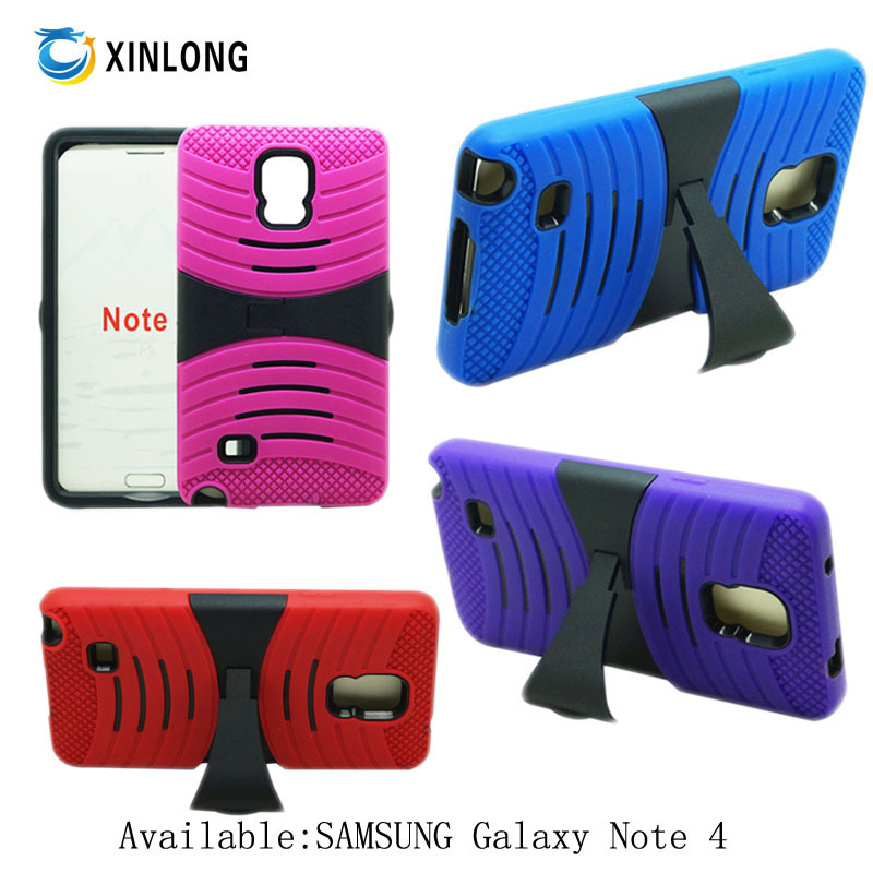 厂家直销,三星,Galaxy,Note,4,横向支架,二合一,防摔,三防,手机壳