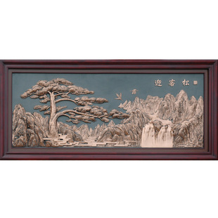 紫铜浮雕工艺画