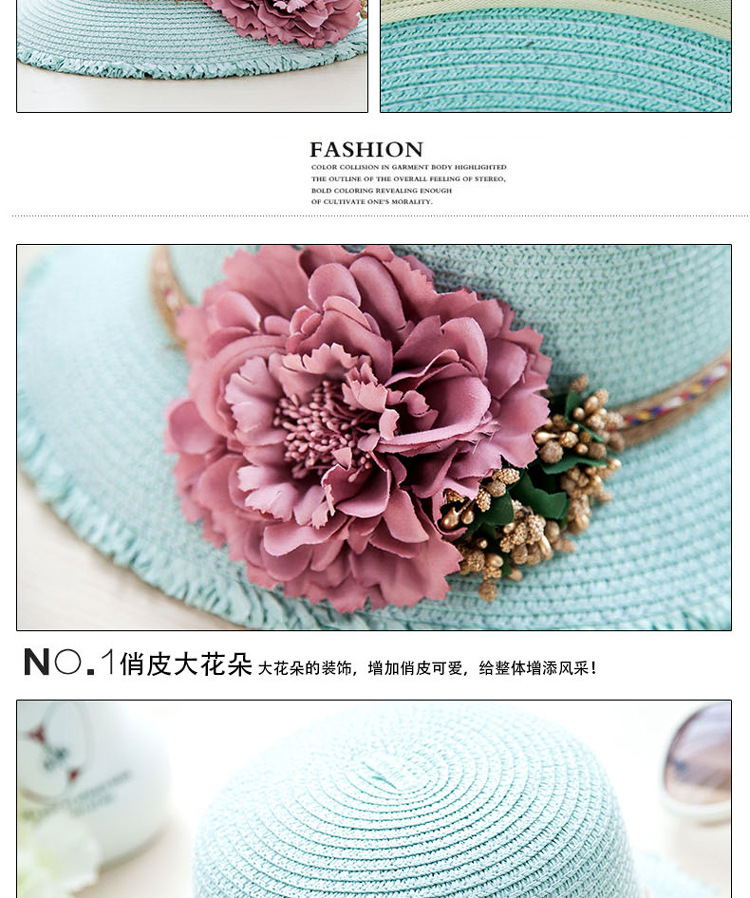 DG1689毛边大花朵草帽 (27)