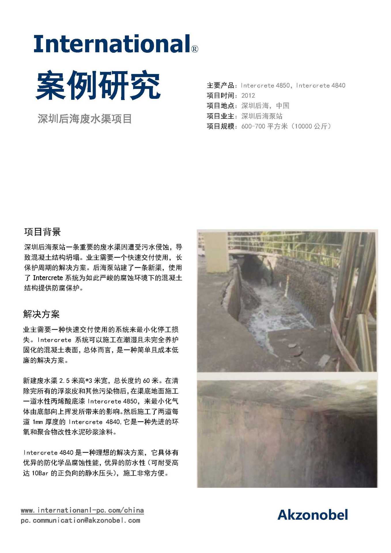 阿克苏诺贝尔Intercrete 4850