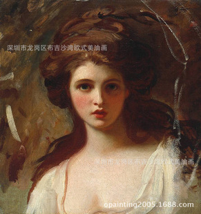 超高品质现代古典欧洲美女人物头像油画手绘高品质无框美女油画芯