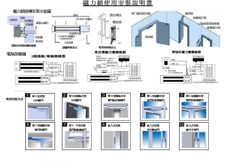 320kg单双门暗装磁力锁埋入式磁力锁320kg暗装磁力锁暗装磁力锁