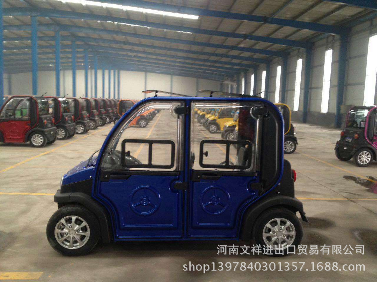 奔茨新能源电动车 四门四座 双排座四轮电动车