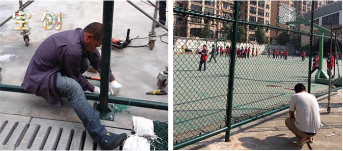 仁怀篮球场围网价格 篮球场围栏厂家 篮球场护栏规格