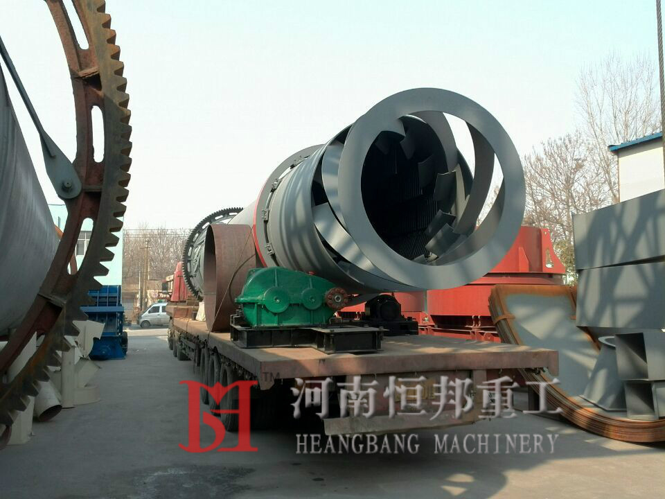 煤泥烘干机发货现场1