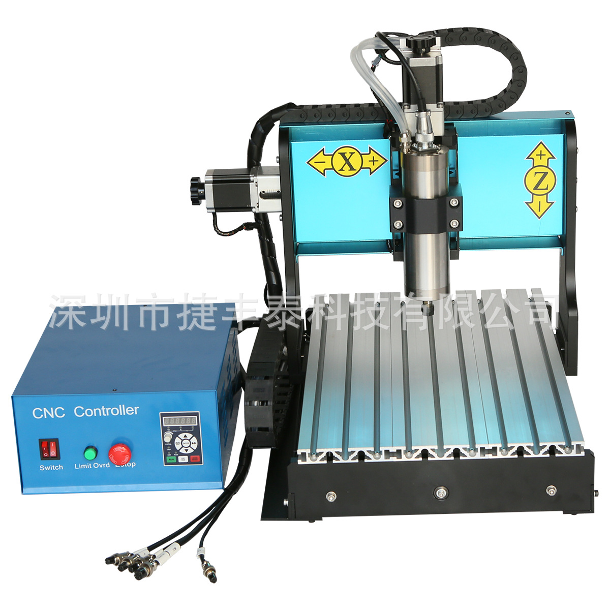三轴usb小型木工雕刻机 cnc3040z-a1500w 数控 金属雕刻机