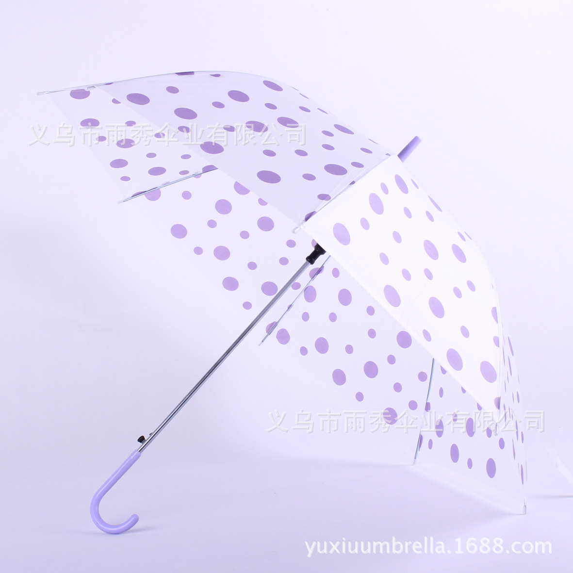 雨秀 圆点泡泡EVA 通明伞 环保伞 雨伞现货批发