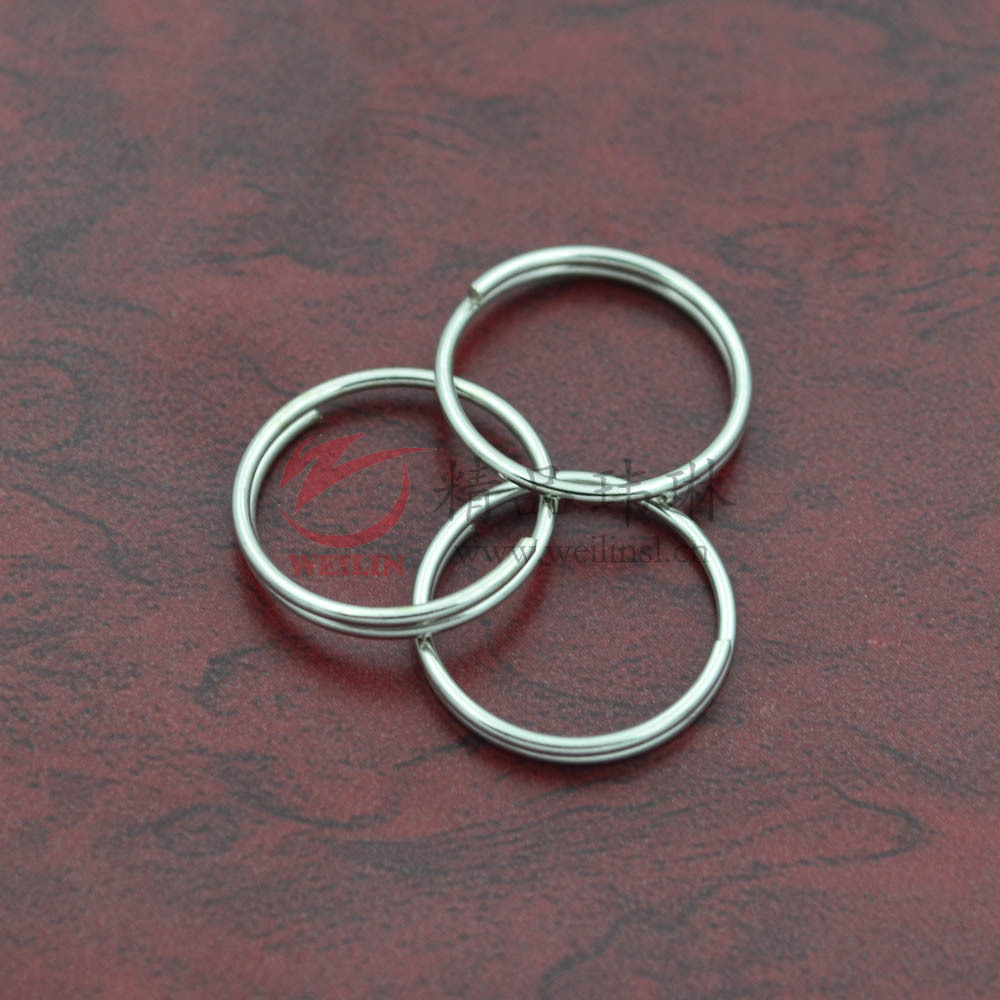 厂家现货供应常规铁线圈连接扣 五金饰品配件小铁环