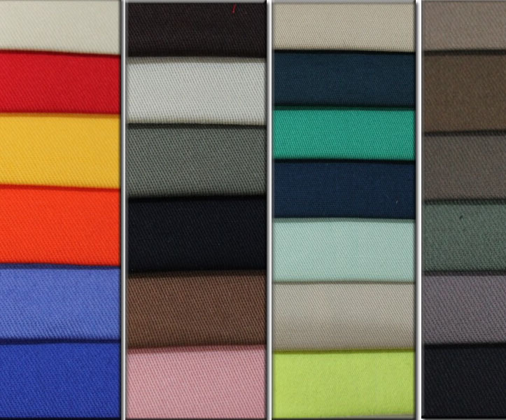 粗斜纹纱卡色卡