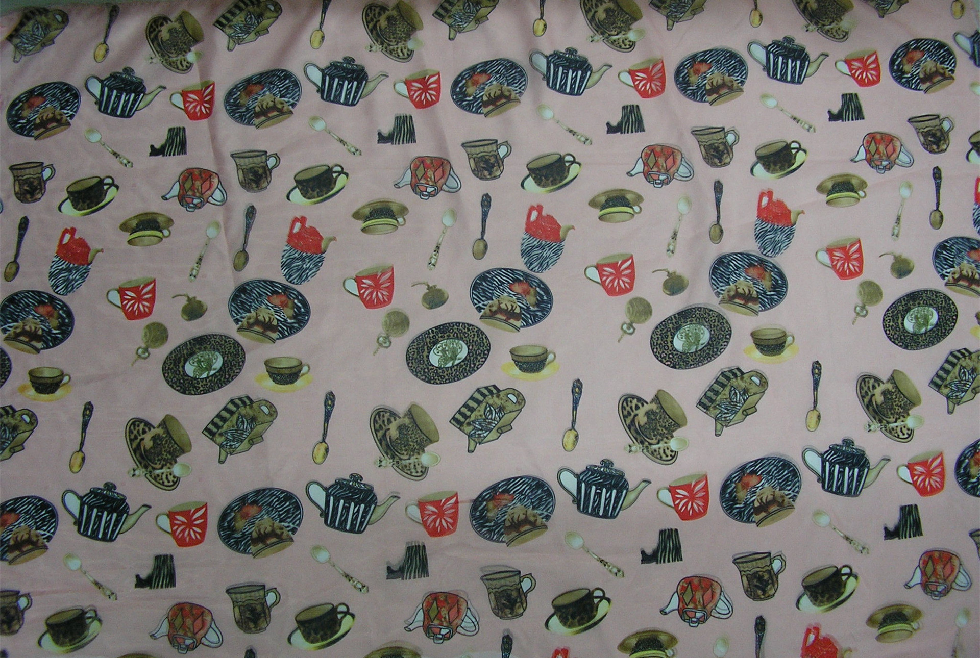 3D歐根紗印花餐具組合圖案1a